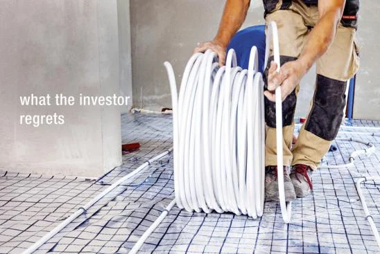10 mistakes made while installing the underfloor heating system