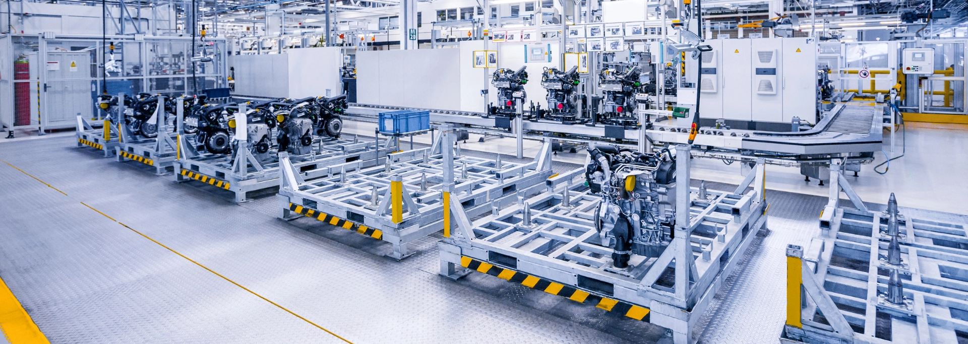 Production, workshop, and warehouse halls