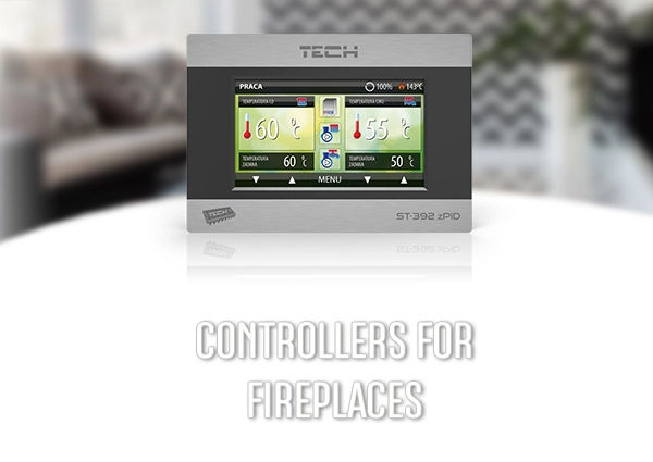Fireplace controllers - remote thermostat - TECH Sterowniki