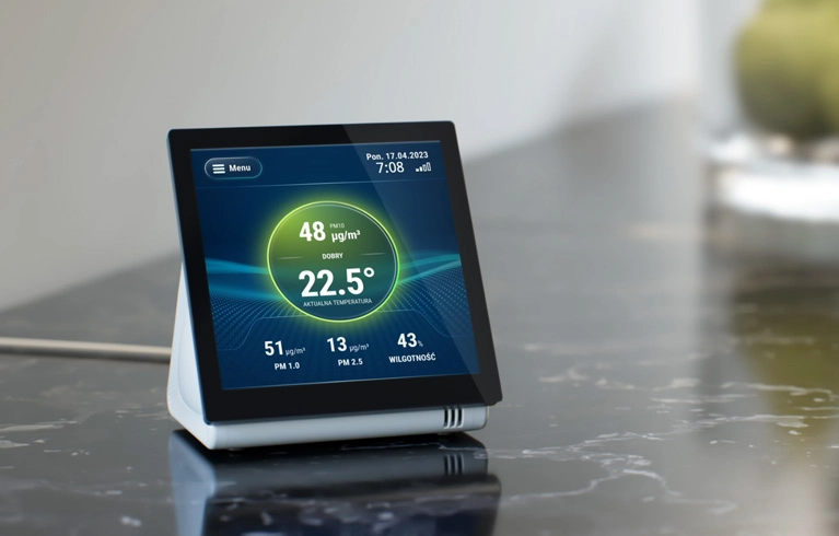 Connecting an air quality sensor to a heat recovery ventilation unit