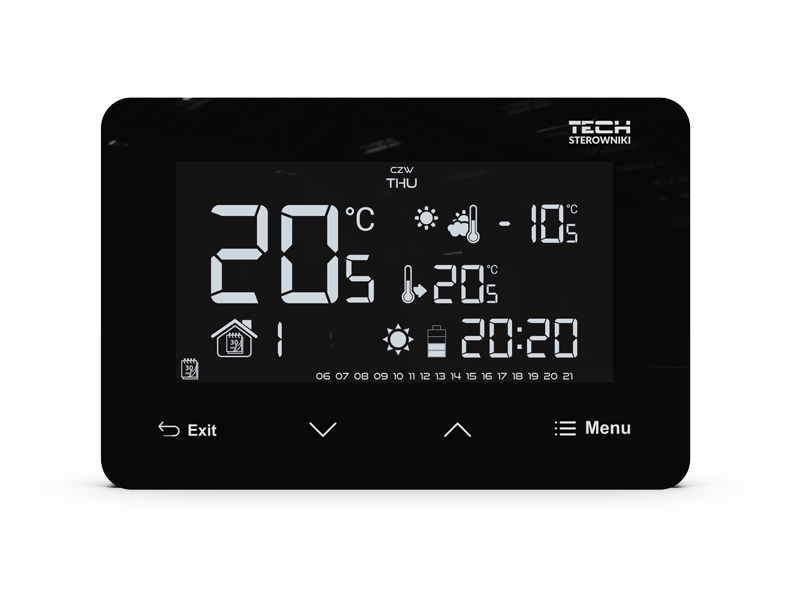 Two-state room regulators flush mounted - EU-293 v2 - 3