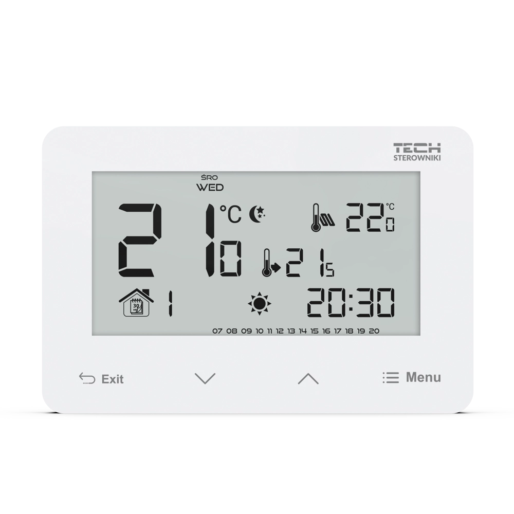 Two-state room regulators flush mounted - EU-293z v2 - 5