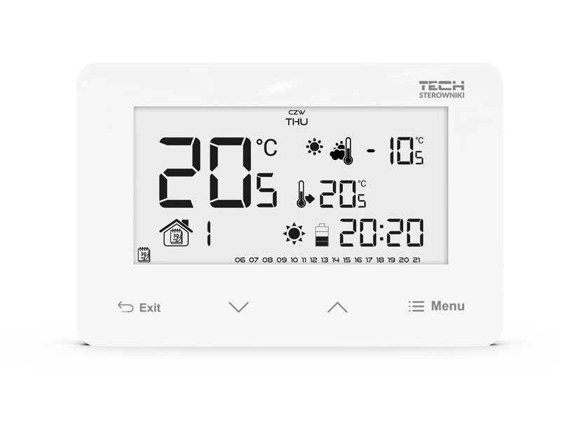 Two-state room regulators flush mounted - EU-293 v3