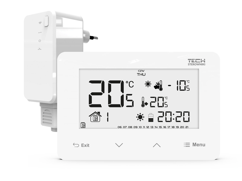 Two-state room regulators flush mounted - EU-293 v2