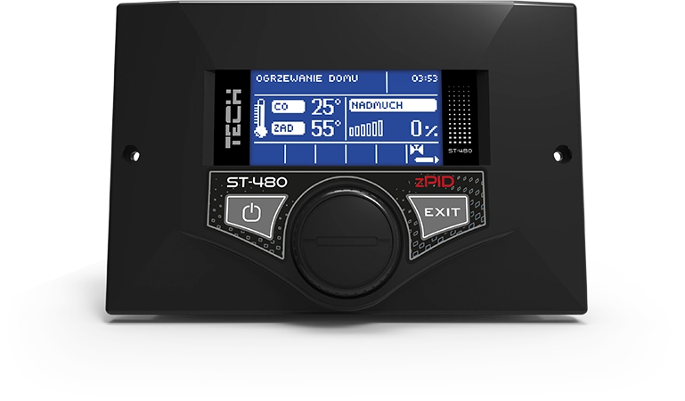 Контроллера для твердотопливных котлов с автоматической подачей топлива - ST-480 zPID - 2
