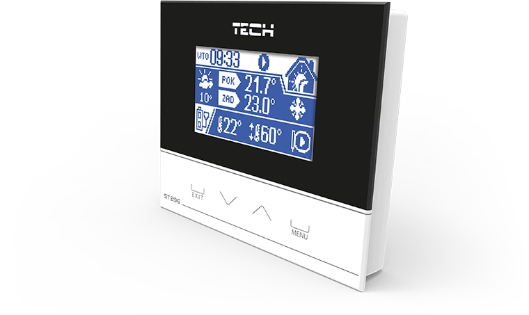Терморегуляторы с RS-связью - ST-296