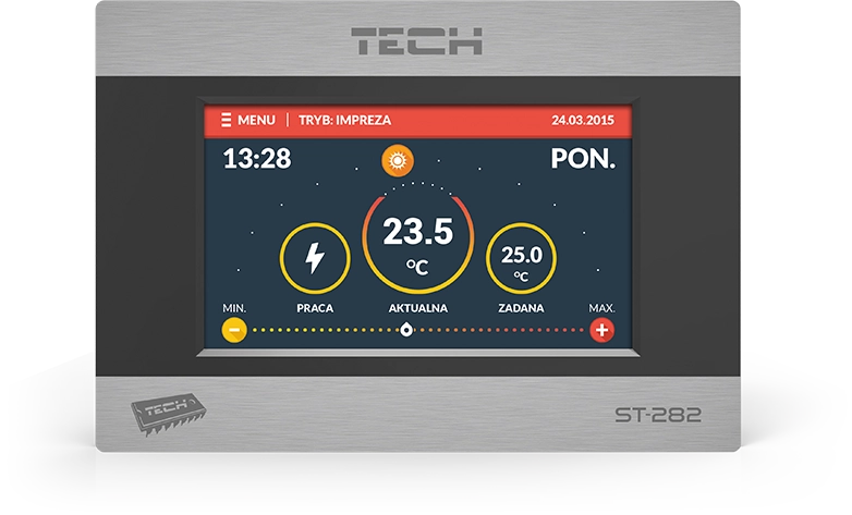 Двохпозиційні кімнатні термостати - EU-282 - 2