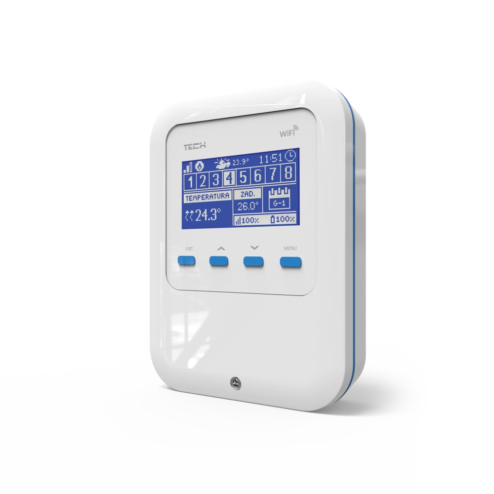 Двохпозиційні кімнатні термостати - WIFI 8S - 2